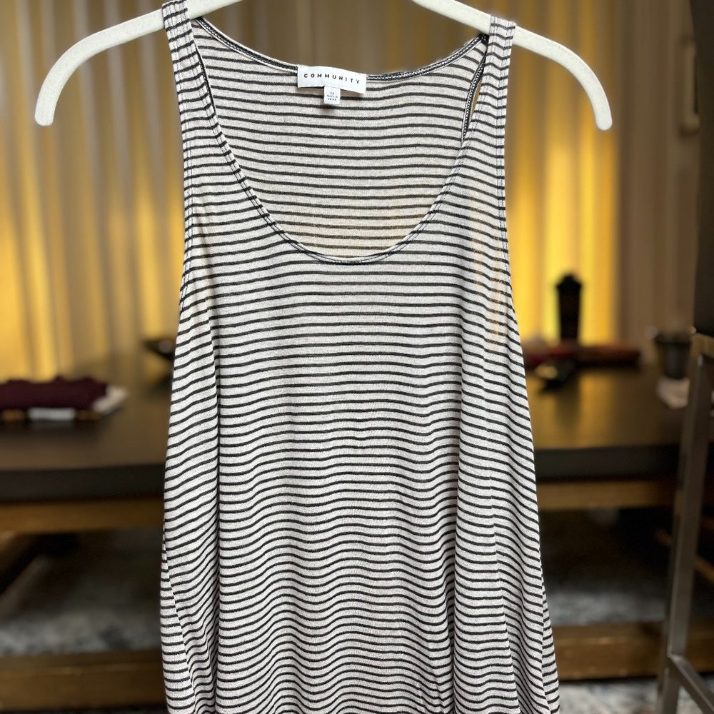 Community summer stripe tank